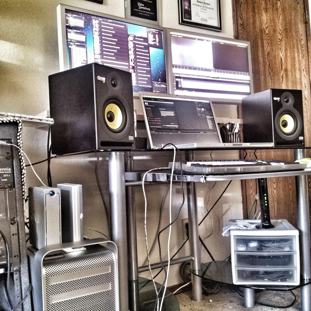 The edit bay