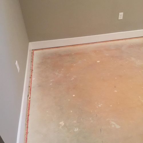 Water damage-  carpet and pad removal