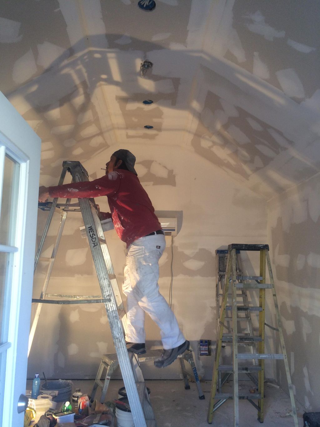 Prep for home addition painting