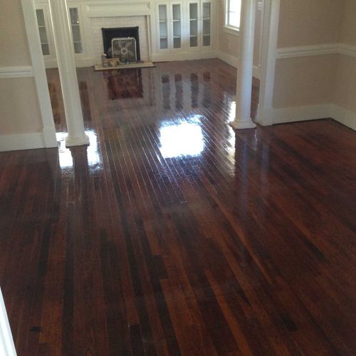 finish semigloss wood floor