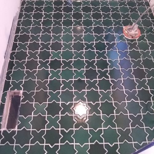 bath tile floor 