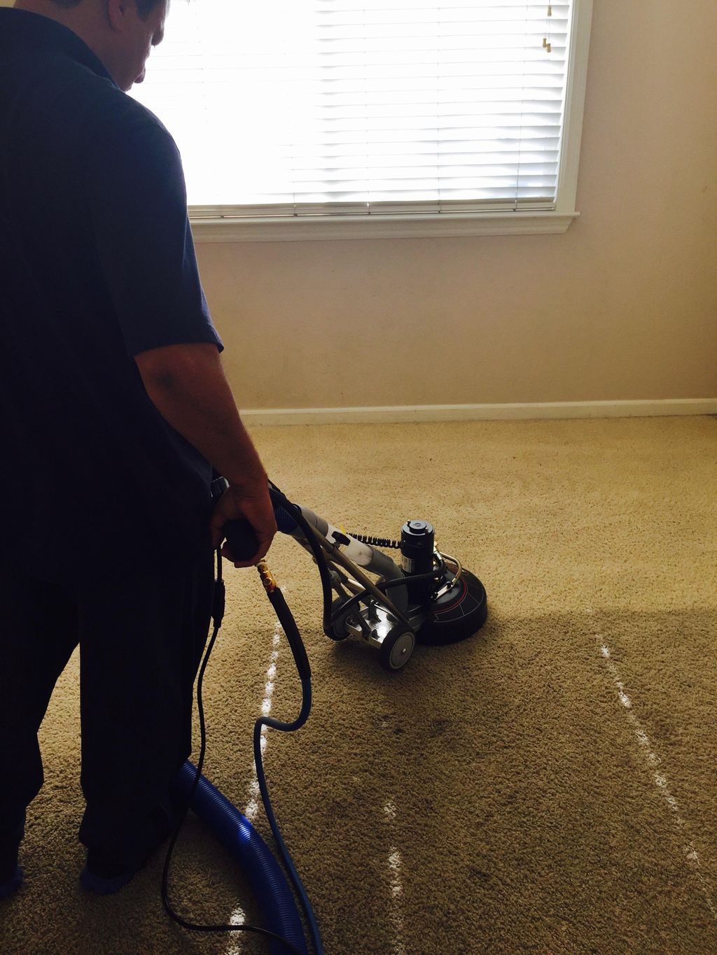 Cleaning with a Rotary Machine