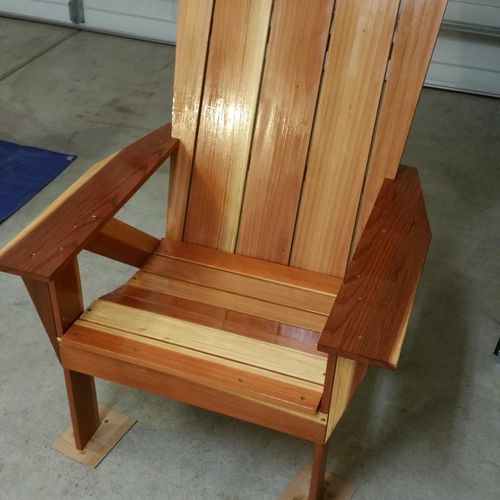 Redwood chairs from scratch
