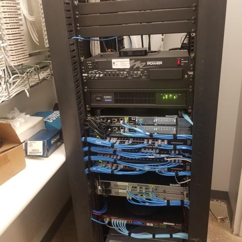 Network rack install
