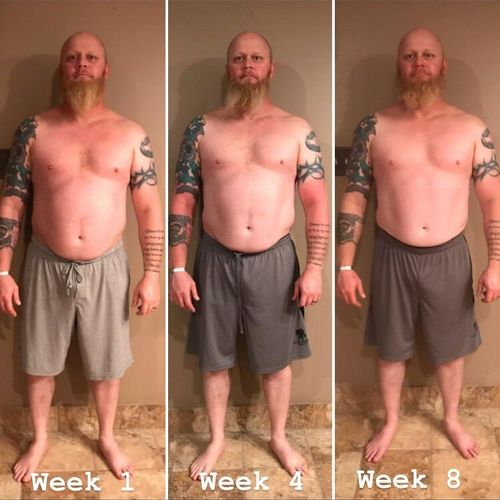 8 week difference. Veteran, Construction Worker, a