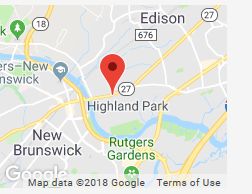 In Downtown Highland Park, right on Rt 27.