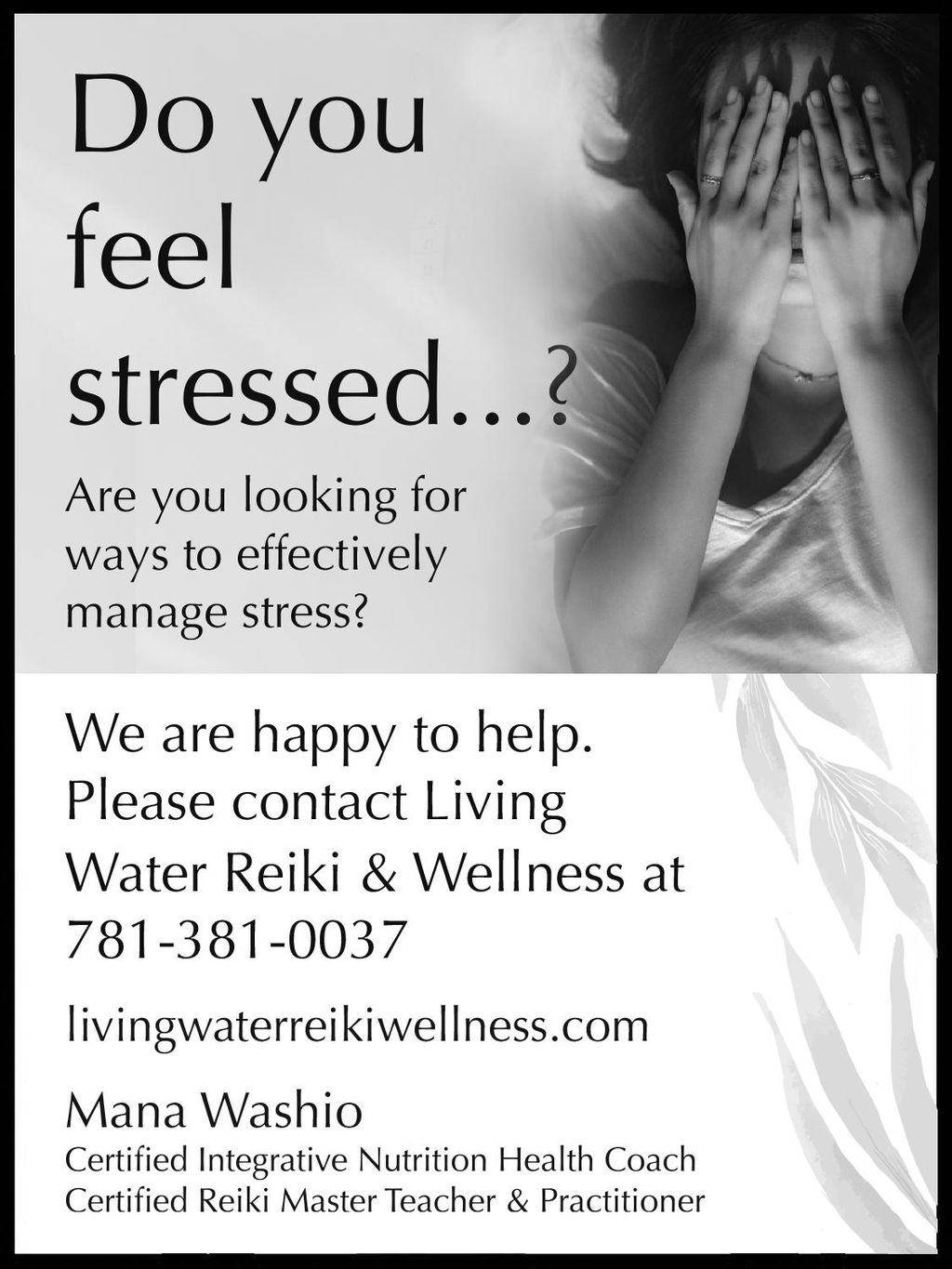 Stress Management Ad