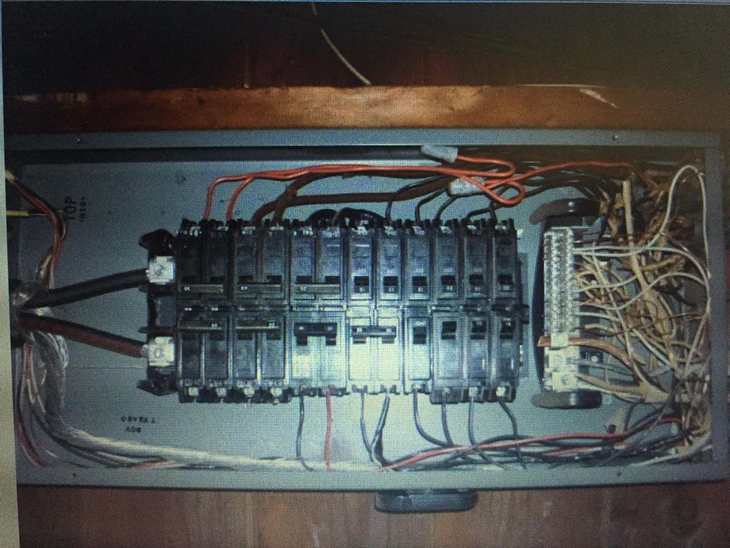 This is a messing circuit breaker panel