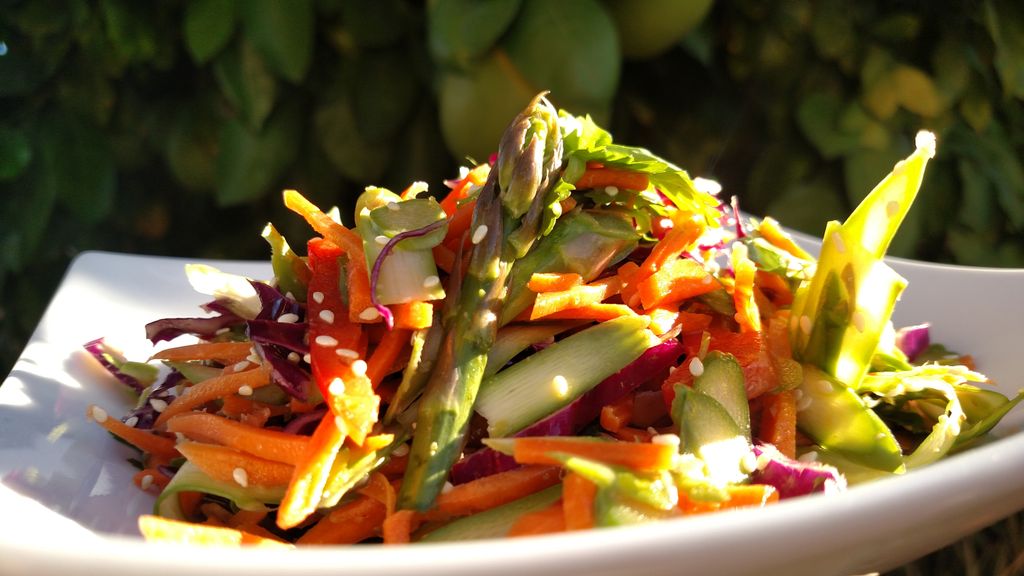 Asparagus slaw