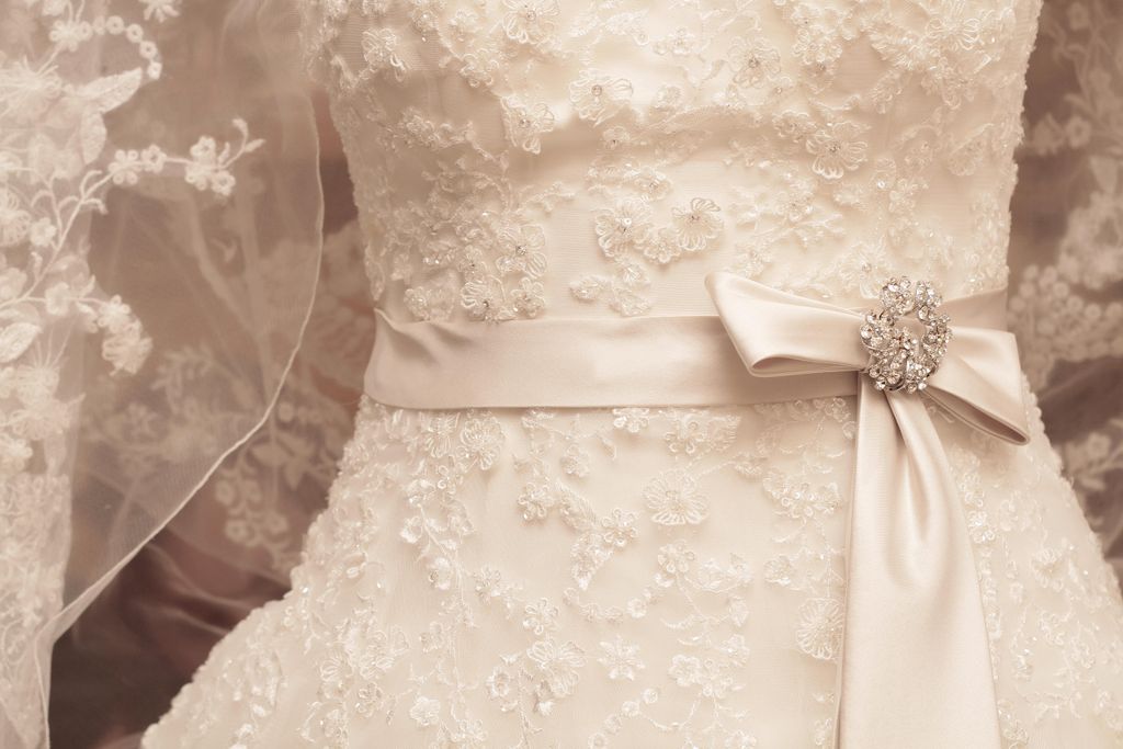 wedding dress details