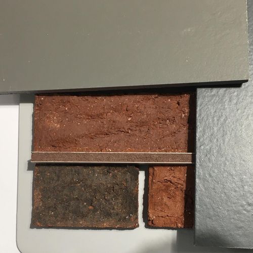 Mortar color selection for large multifamily proje