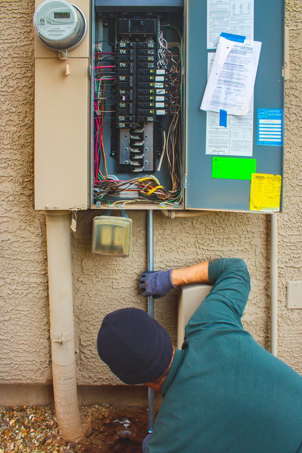 EMT Conduit Race-way To Panel