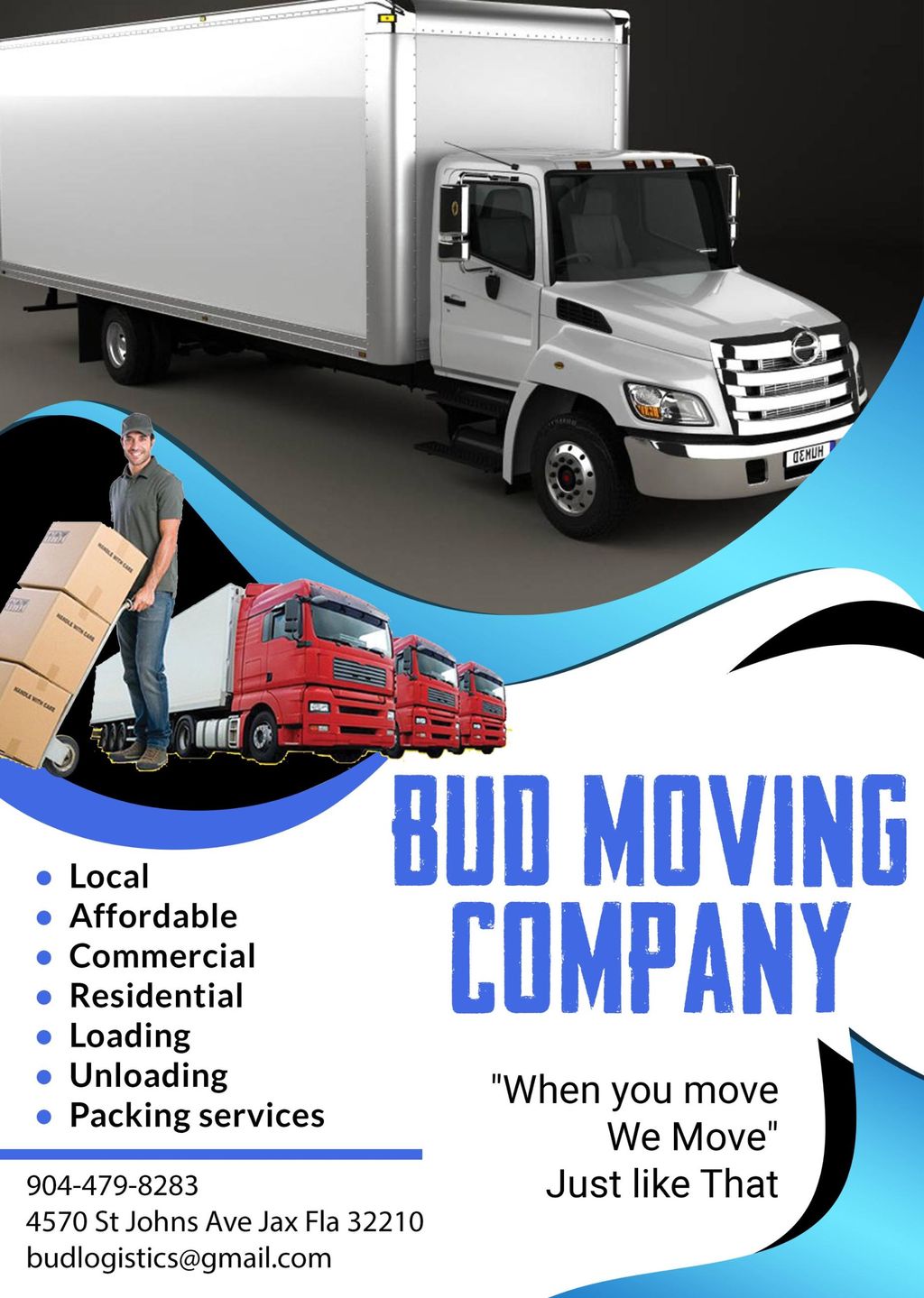 Let us become your favorite moving company!!