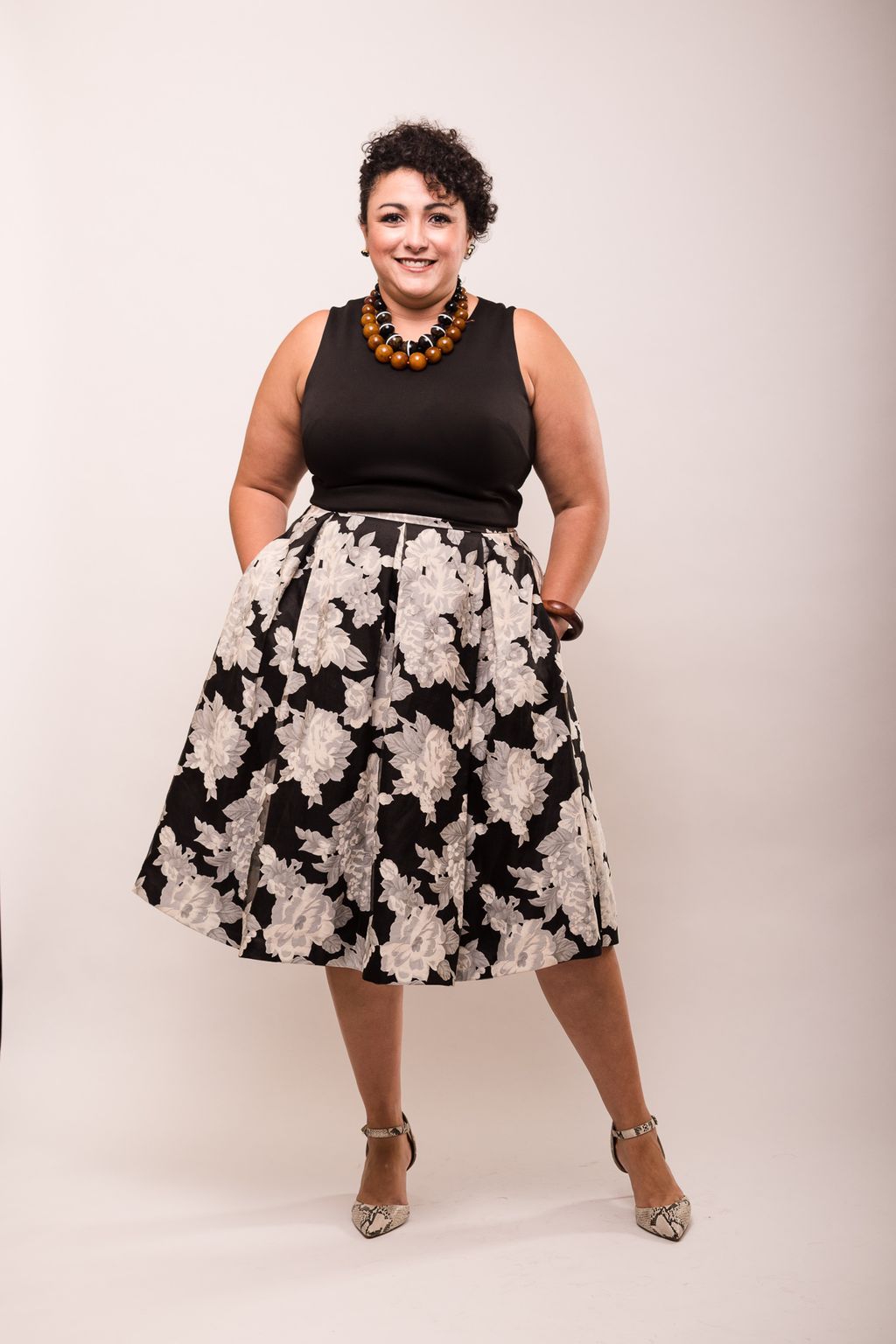 Styled by Greer Image Consulting for a dressy casu
