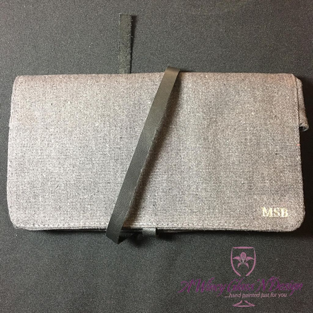 Monogrammed/Embossed Jewelry Pouch