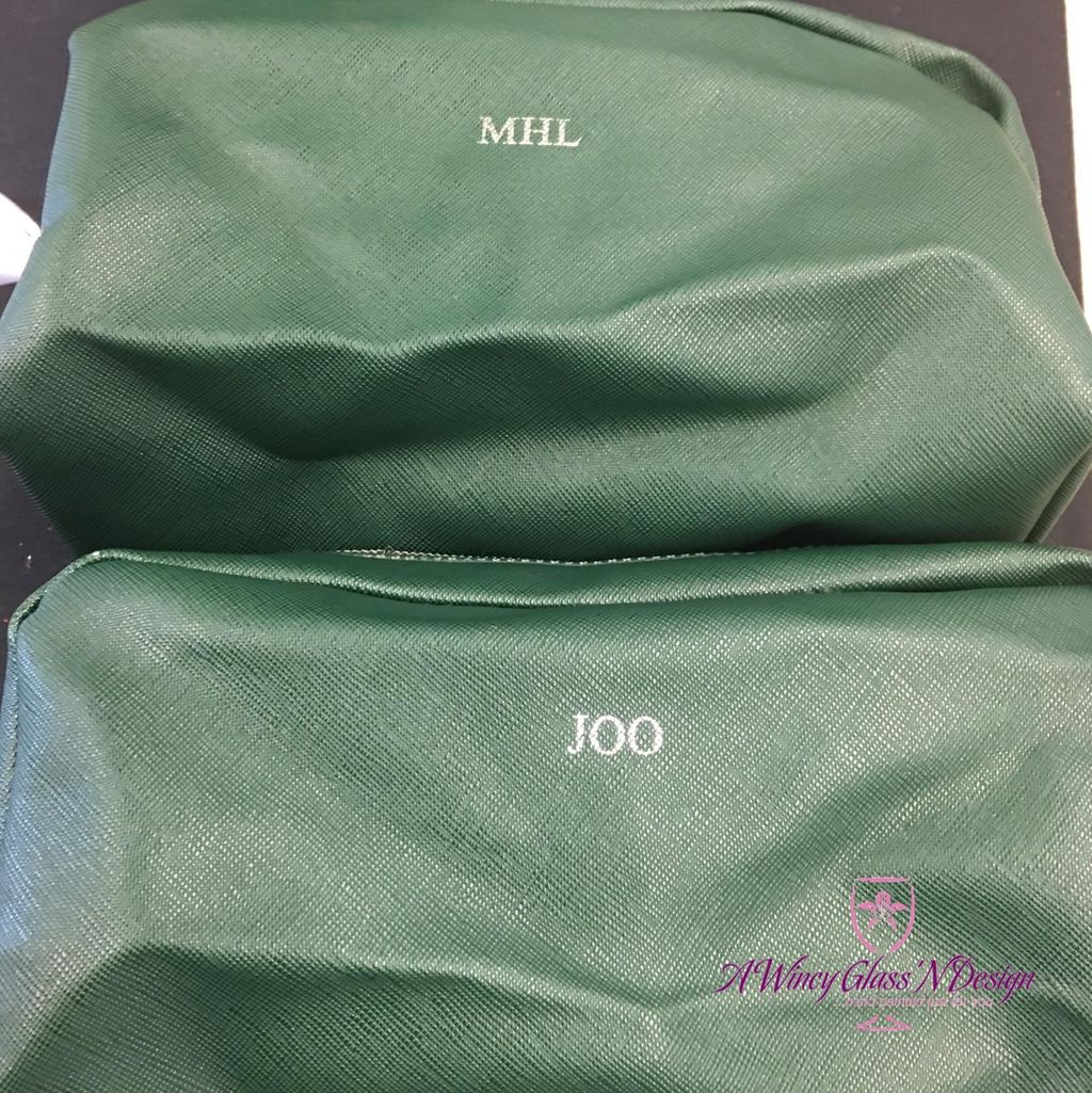 Leather Engraving - Leather embossing/monogramming