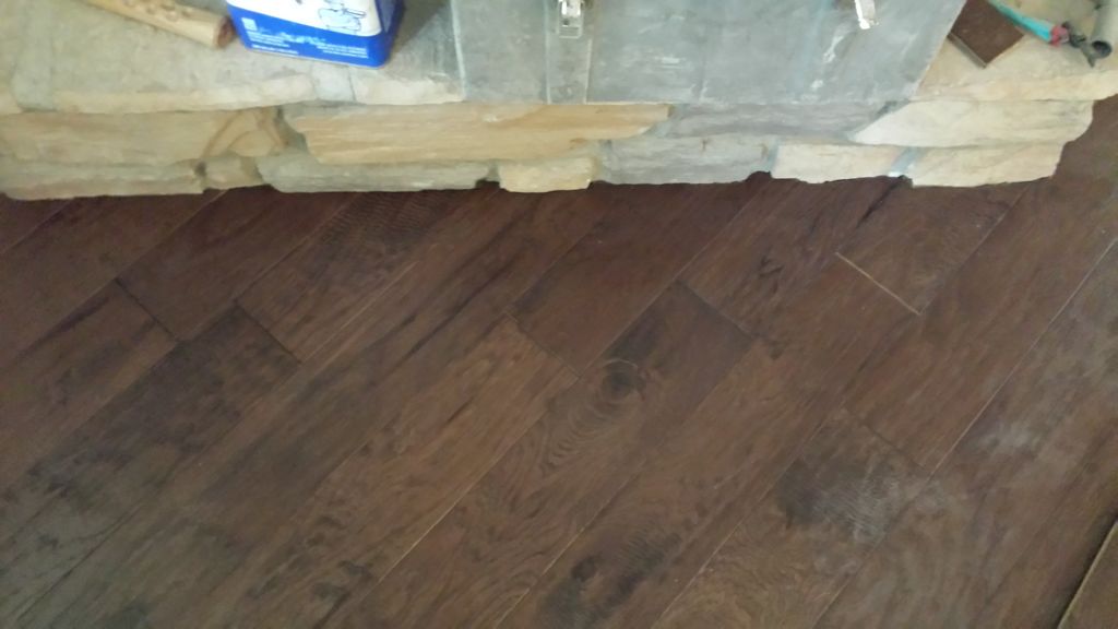 Net fit to a stone fireplace