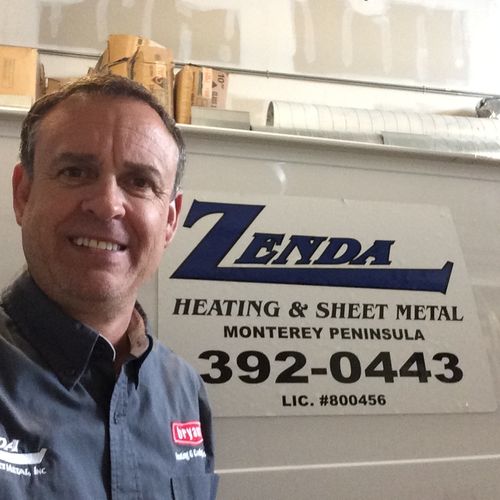 Chuck Zenda
President
Zenda Heating & Sheet Metal,