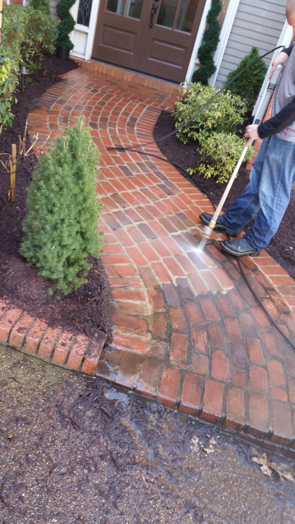 Pressure Washing (Walk-way)