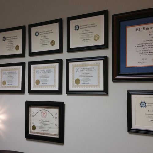 Degrees and Certifications