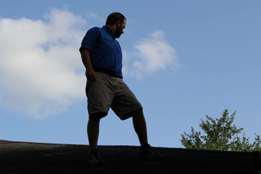 When inspecting roofs there is not exception for w