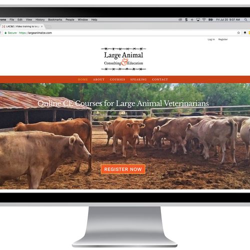 Learning Management System (LMS) for Large Animal 
