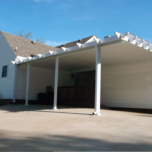 Escape the heat with a insulated patio cover, full