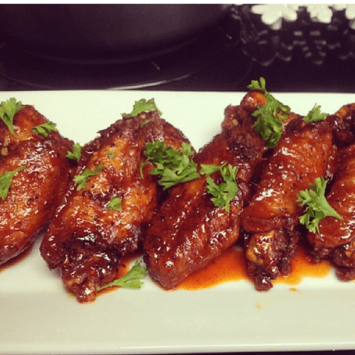 Asian sweet and spicy wings