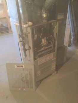 FURNACE INSPECTION:  Delayed ignition, past its us
