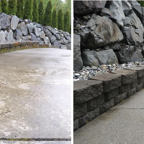 Before After Concrete Driveway
