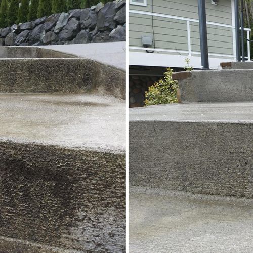 Before After Concrete Staircase 