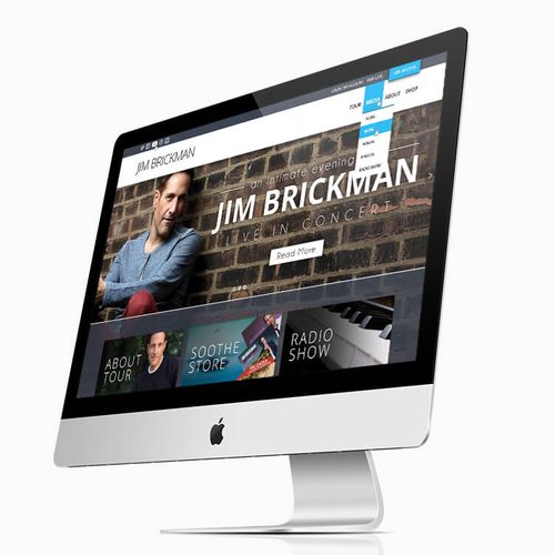 Jim Brickman Website for PDM