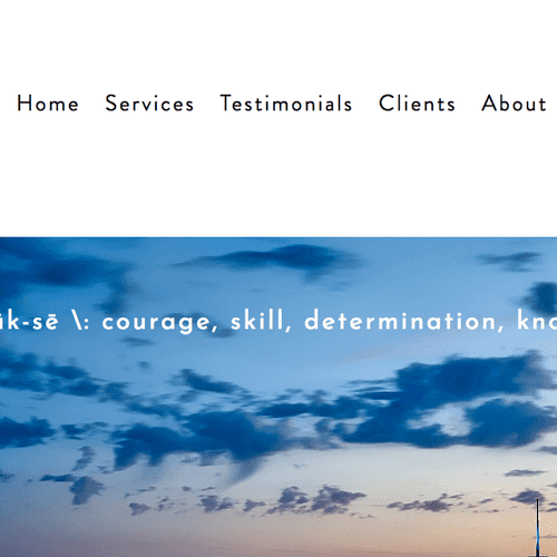 Website for a professional travel company, focused