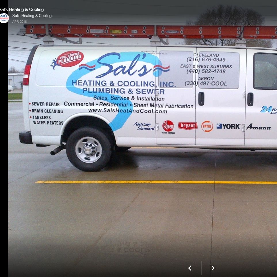 Sal's Heating and Cooling, Plumbing and Sewer Inc.