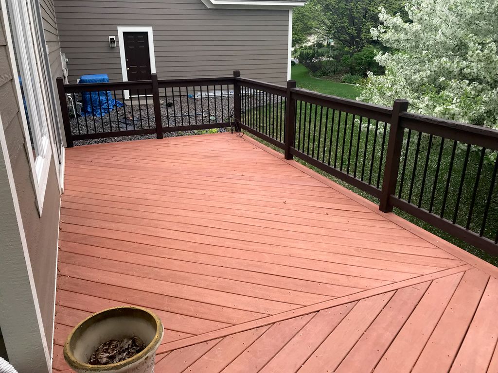 After- Deck Staining