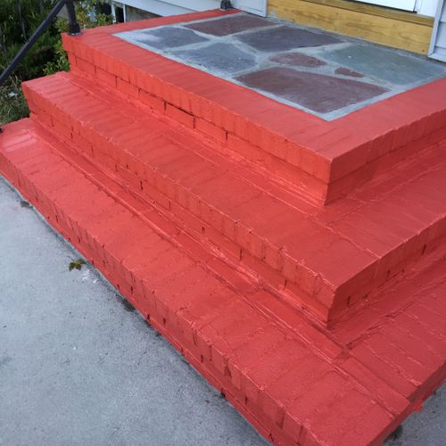 Final outcome of repointing and step repair