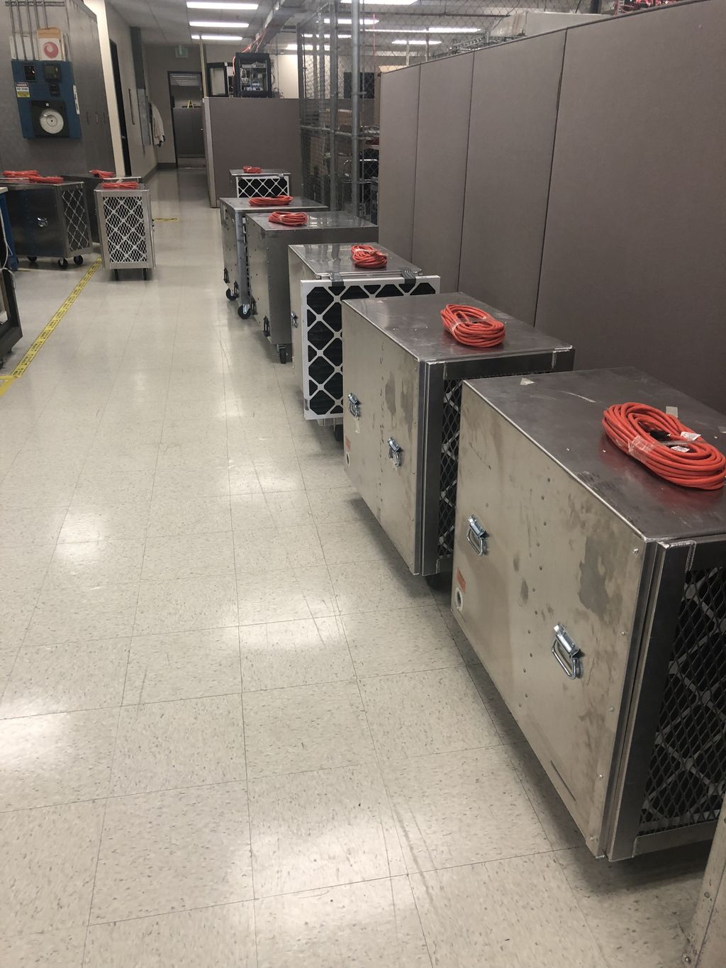 Delivering HEPA air scrubbers to Malibu, Calabasas