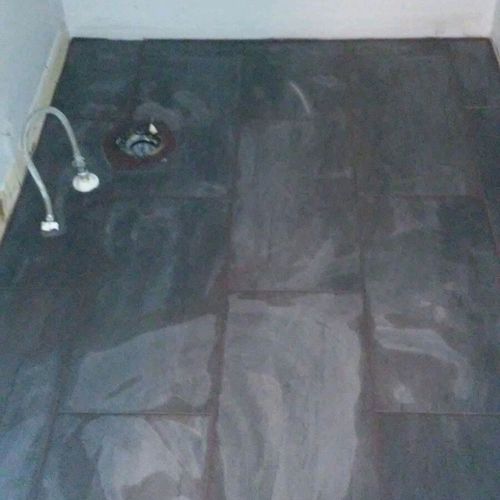 bathroom tiles installed
