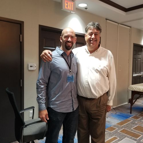 Jon Schauer with Dr. Walters in Phoenix