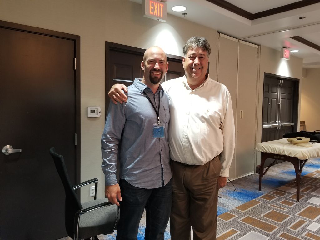 Jon Schauer with Dr. Walters in Phoenix