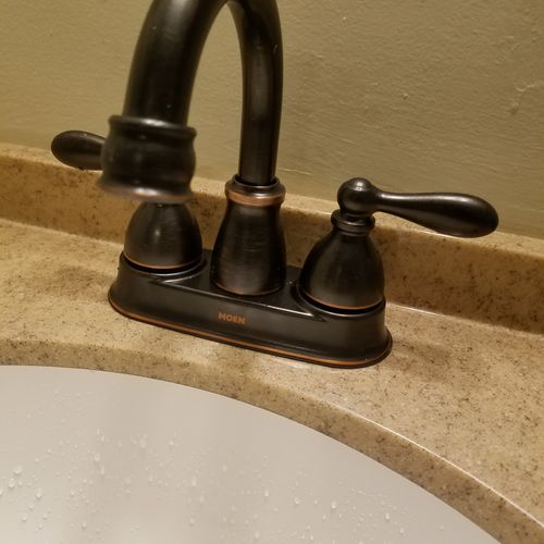 Faucet install 