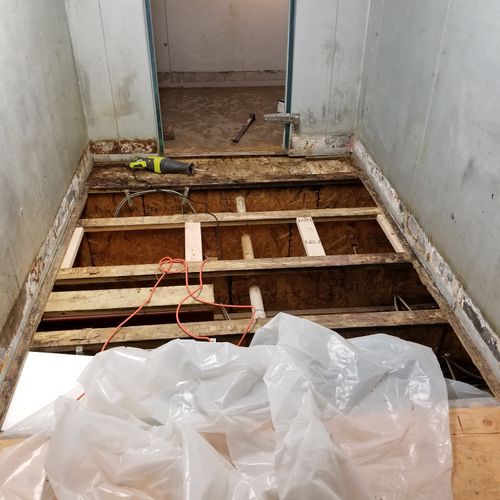 floor/sub floor removal