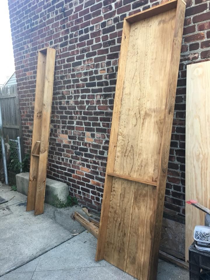 Custom Bathroom Cabinetry for extremely tight spac