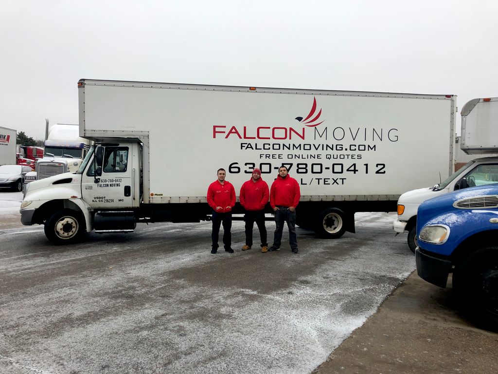 Happy holidays from Falcon Moving! Pictured from l