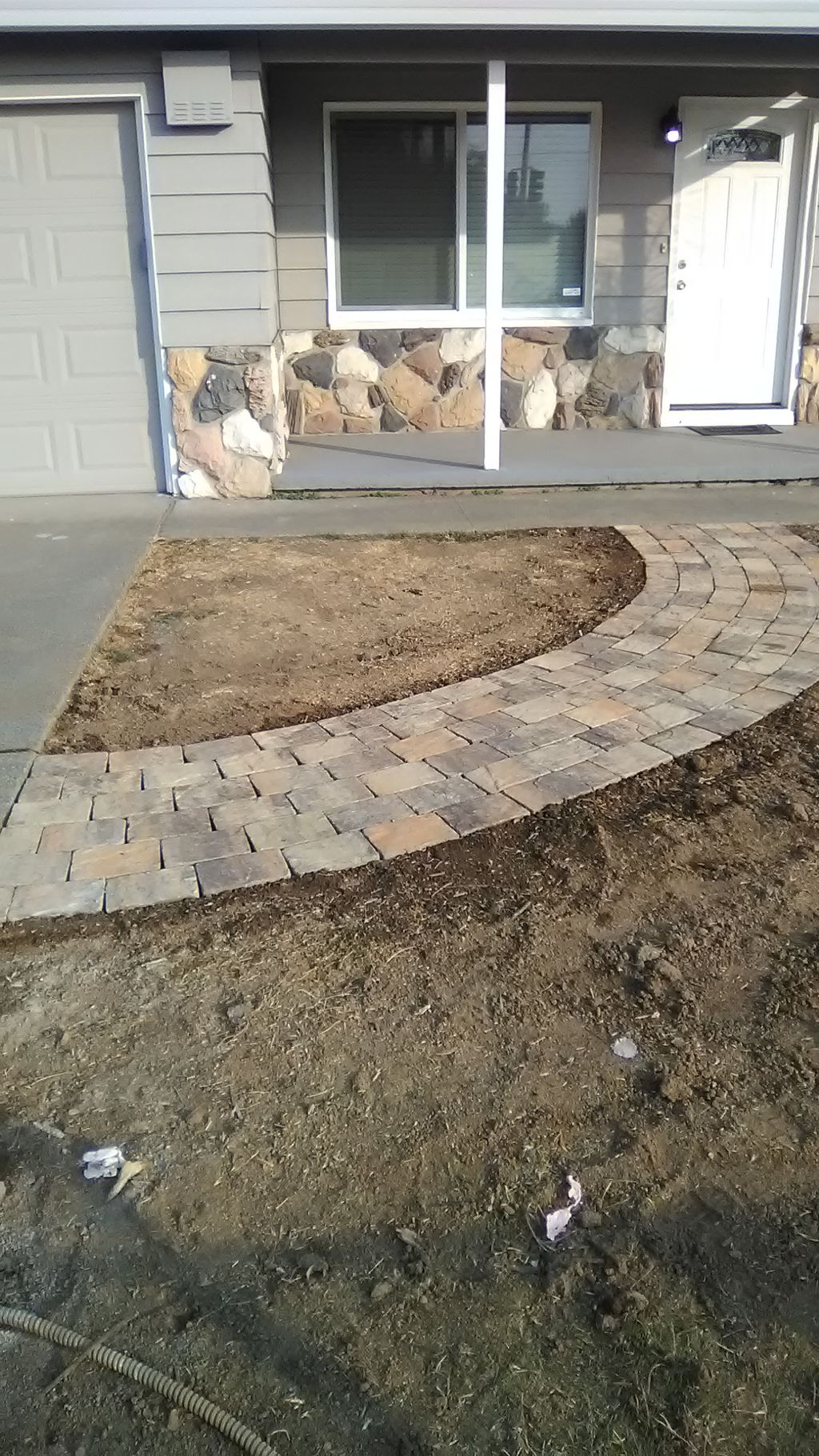 Fresh pavers (after)