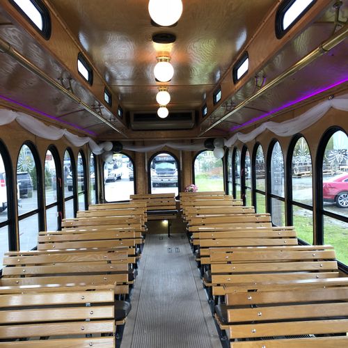 Our trolley interior