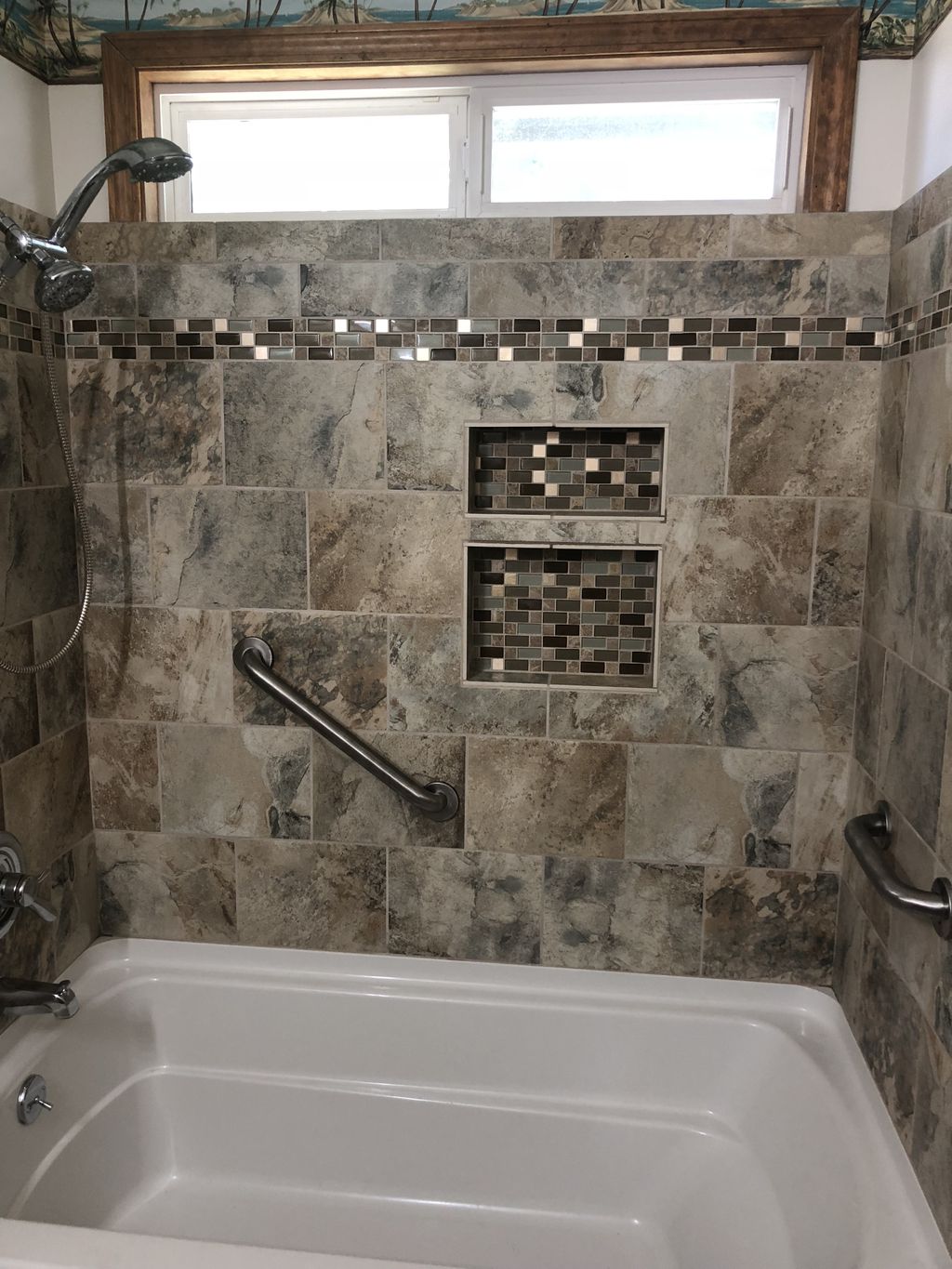 Tile Shower - add-in Shelf