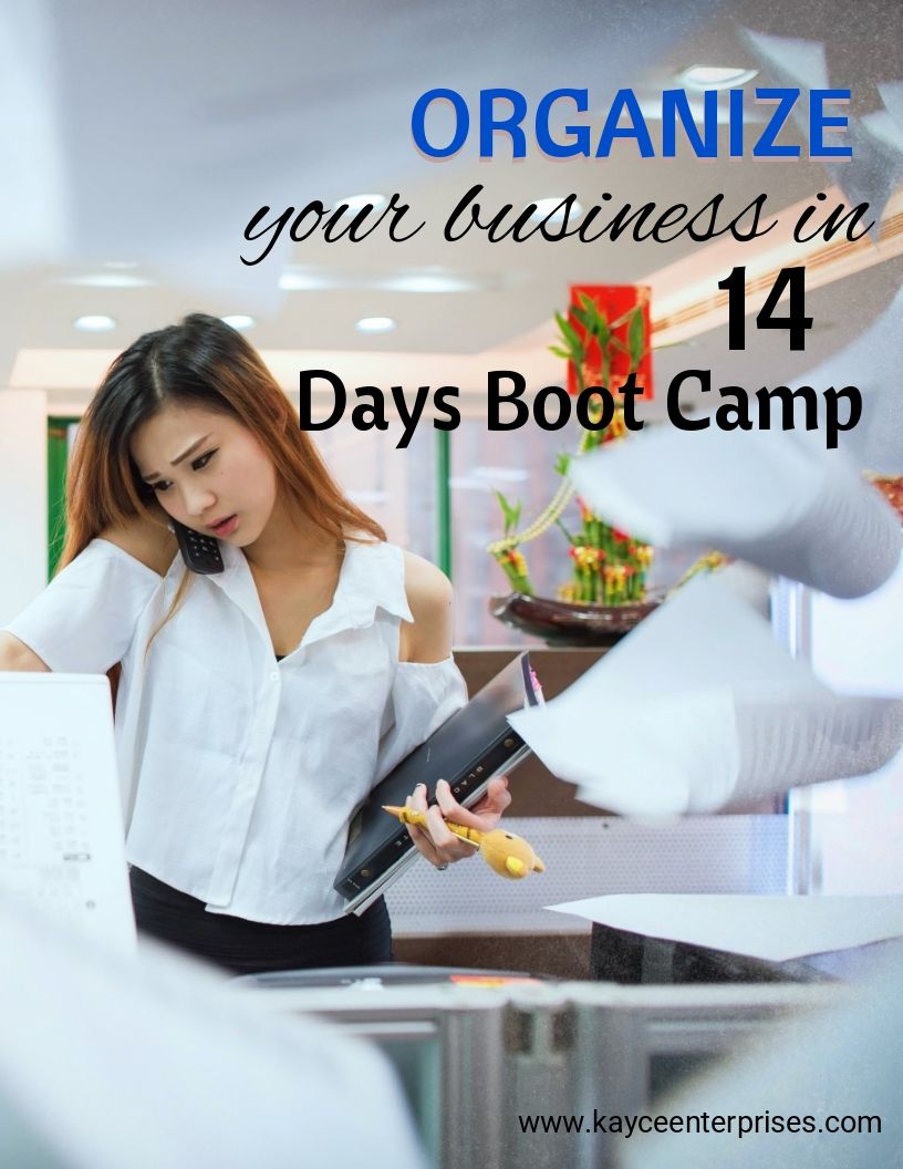 Organize Your Business in 14 Days Boot Camp