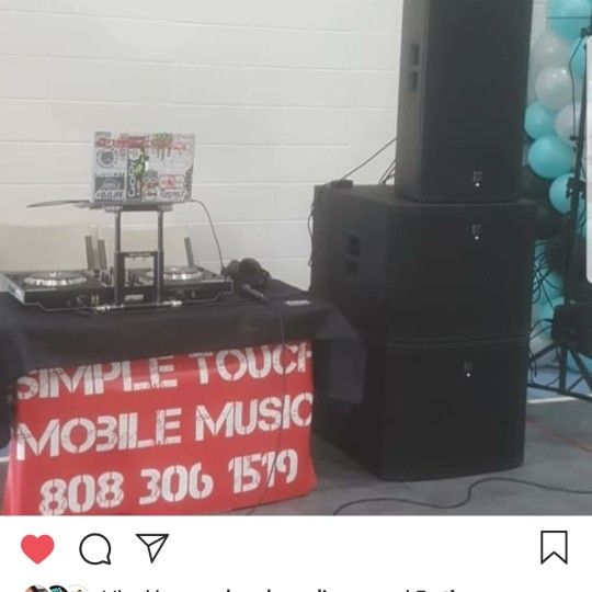 Simple touch mobile DJ services