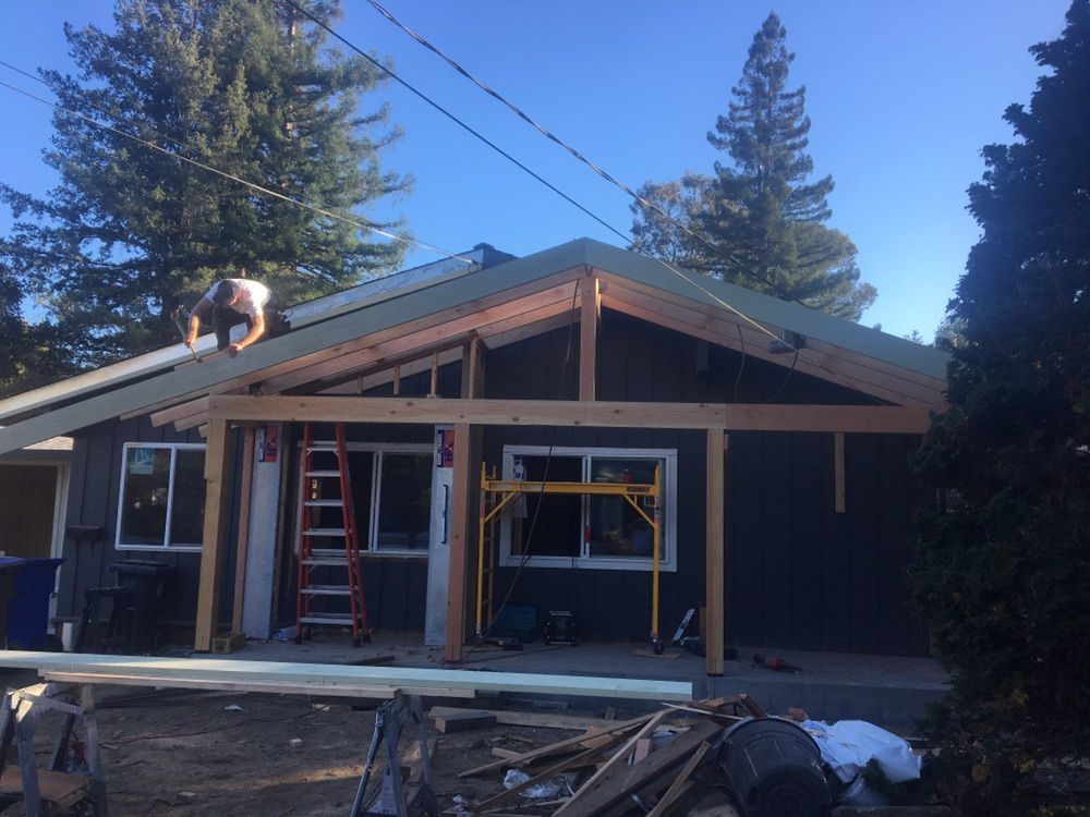 New entry and craftsman covered porch